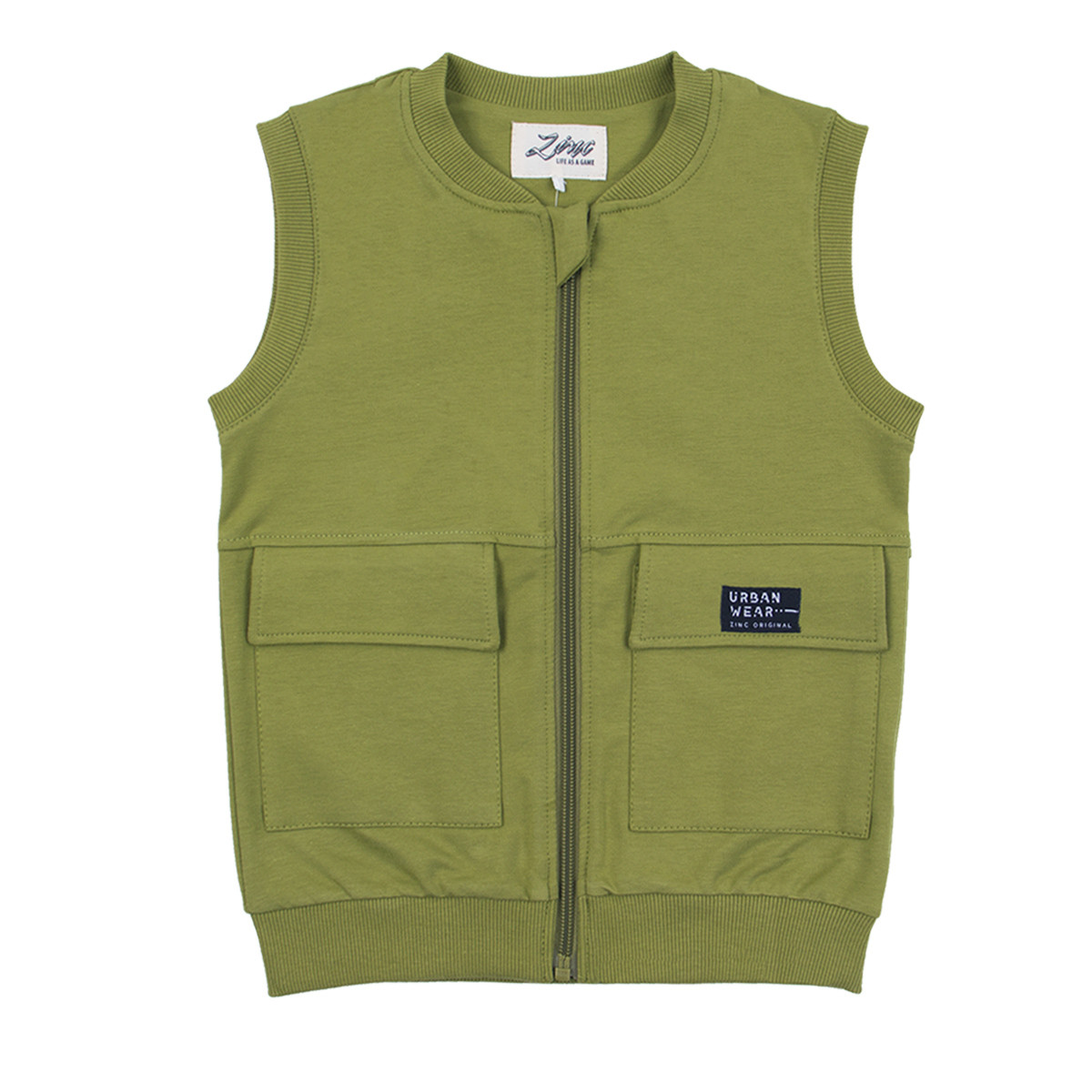 Детски елек "Urban wear" в зелено