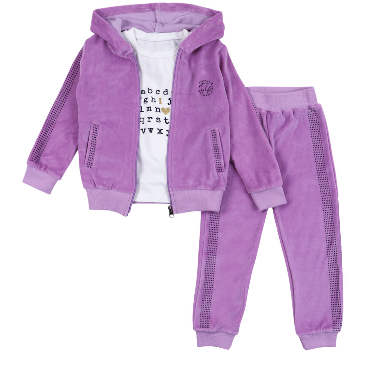 Детски плюшен комплект от 3 части "Alphabet"