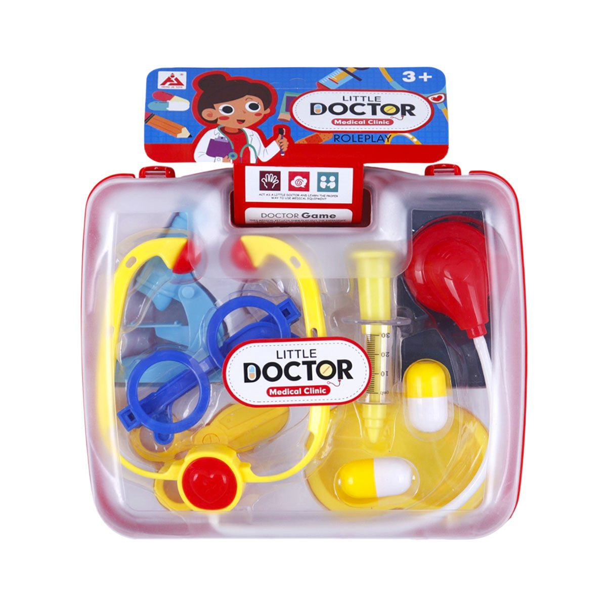 Детски комплект в куфарче "Little doctor" 24 х 22 см