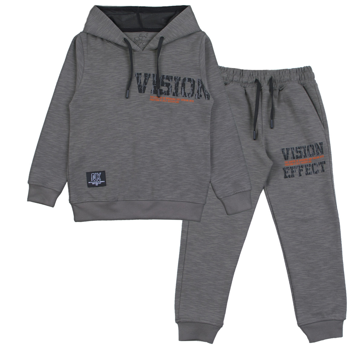 Детски комплект "Vision effect" в сив меланж