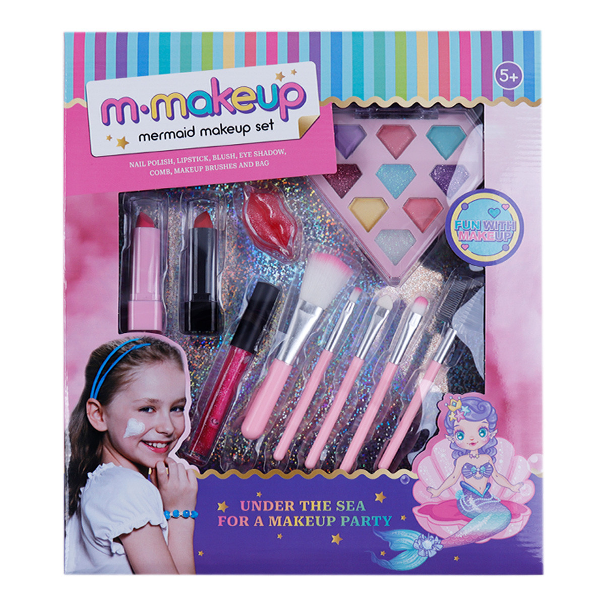 Детски комплект за гримиране 26 х 30 см