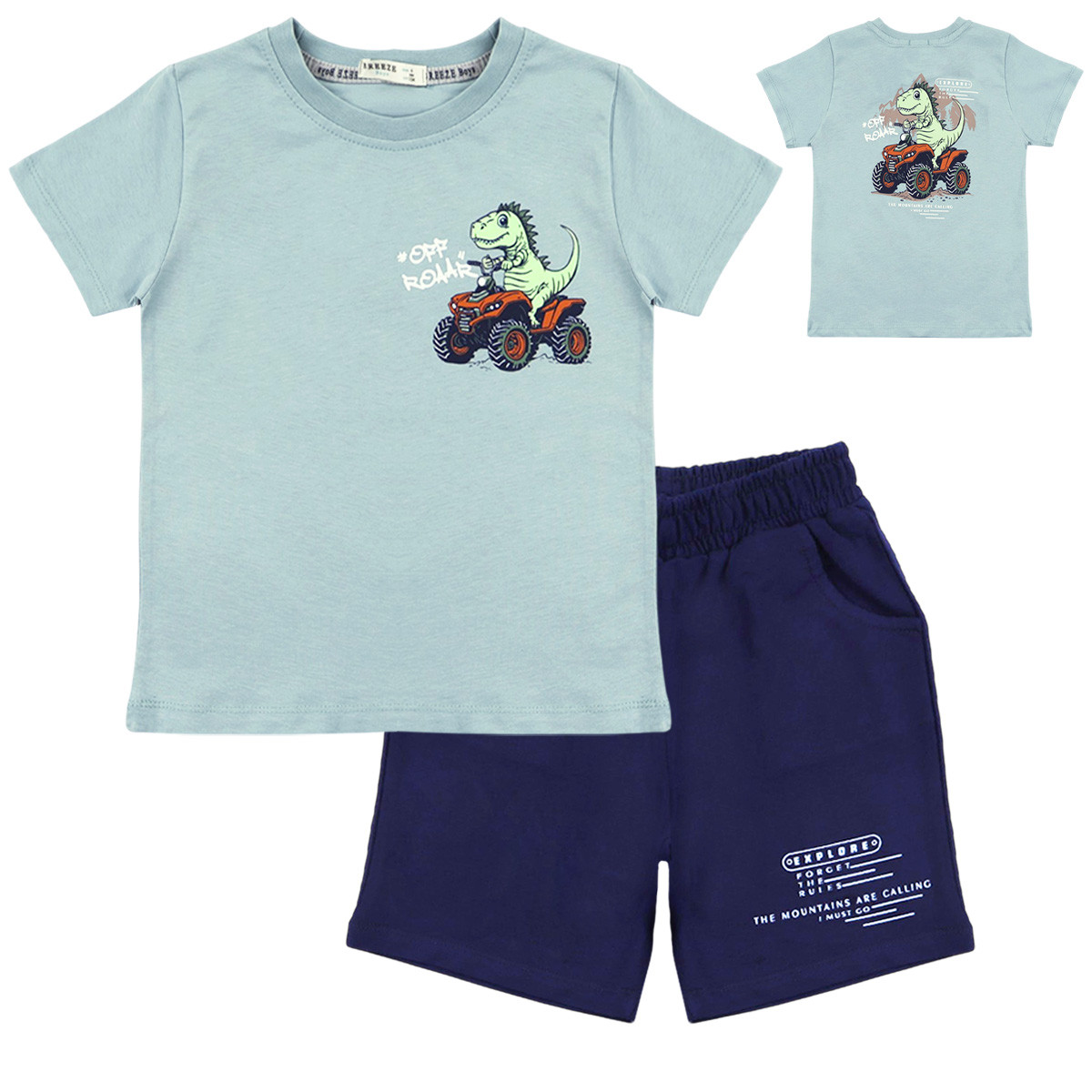 Детски комплект ''Off roar'' в млечна мента