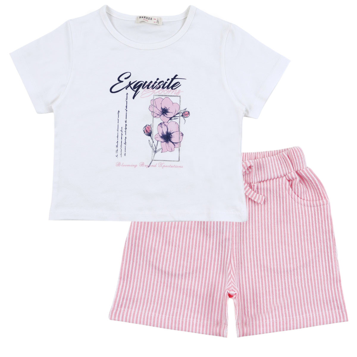 Детски летен комплект "Exquisite" в розово