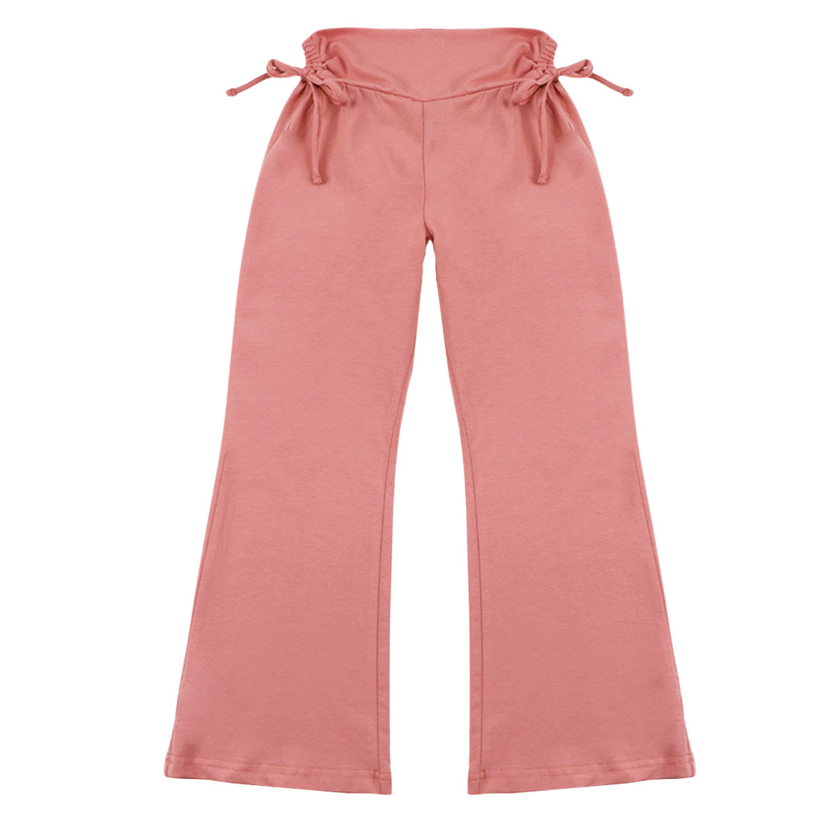 Детски панталон в корал с широк крачол