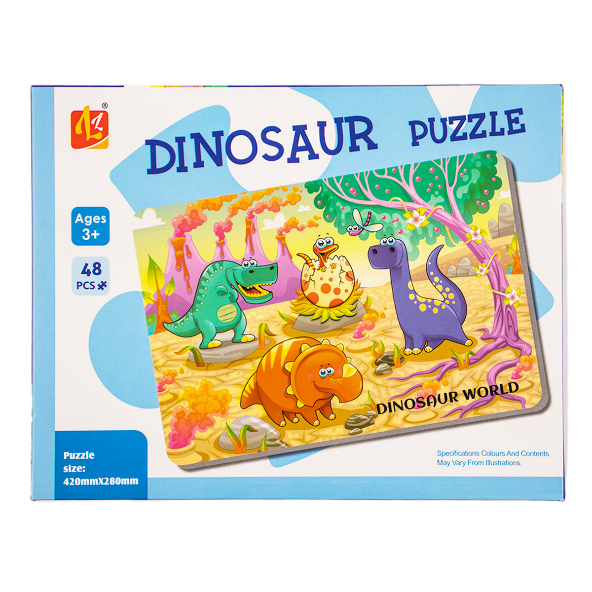 Детски пъзел " Динозаври" 42 x 28 см