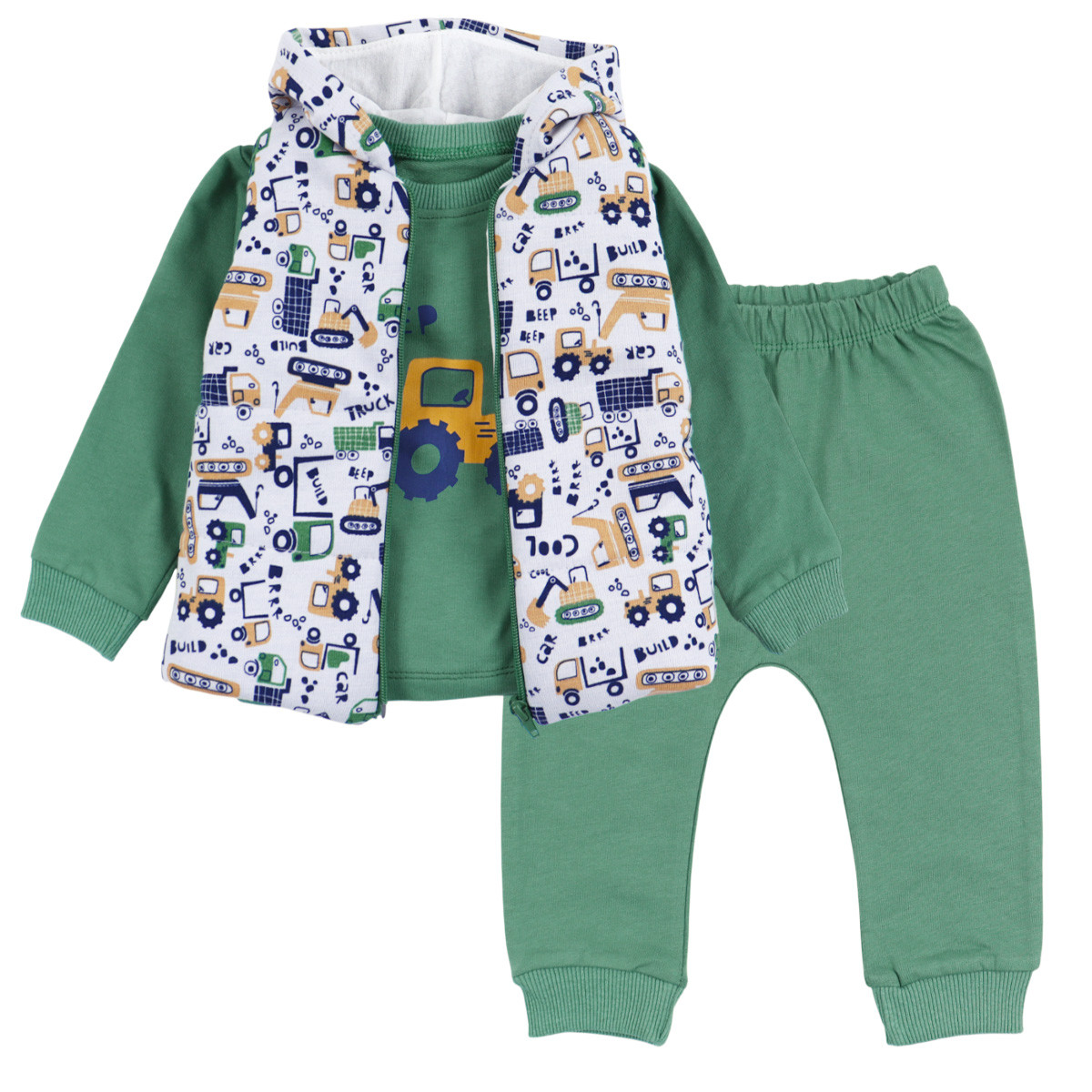 Детски плътен комплект от 3 части "Beep"