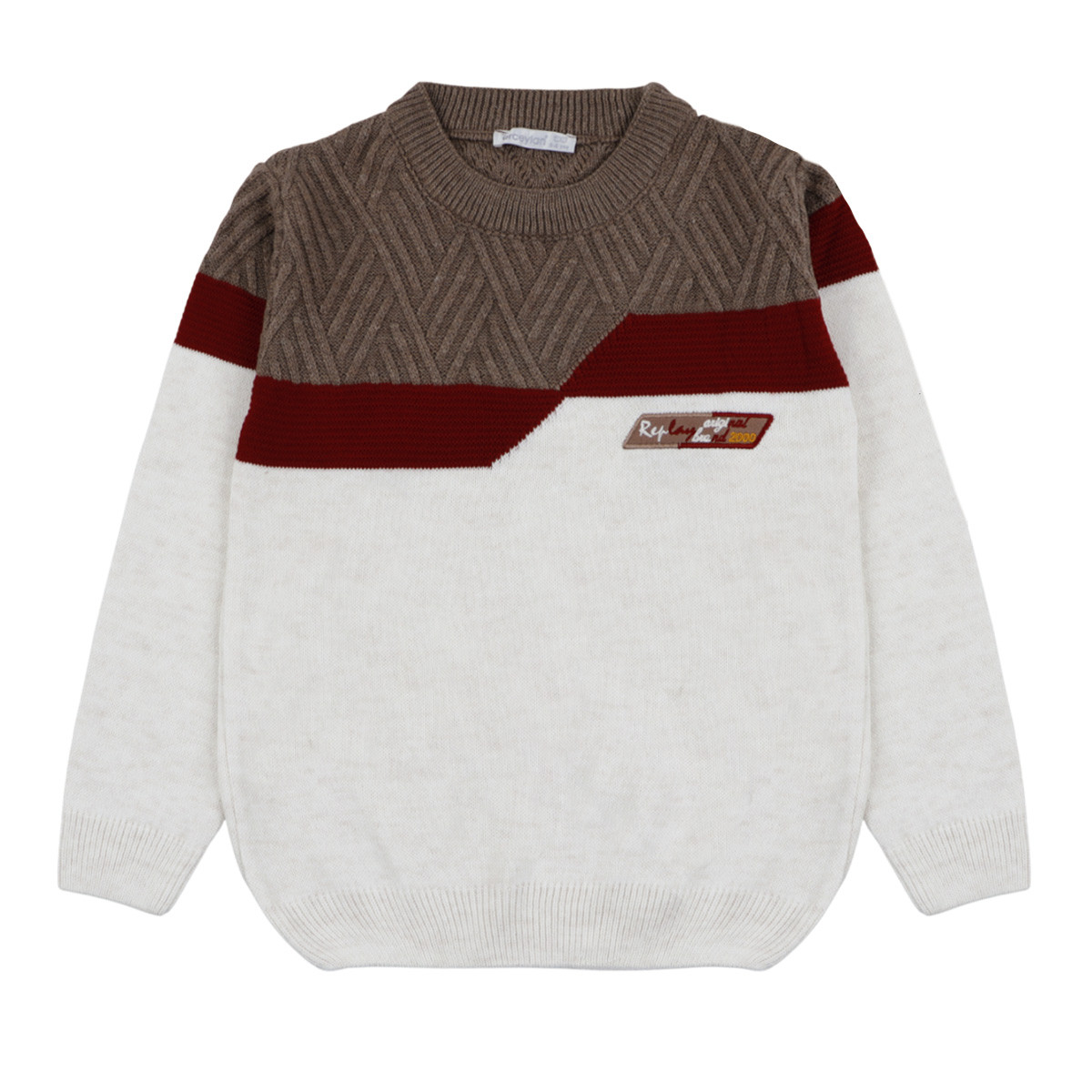 Детски пуловер за момчета "Tree colors"