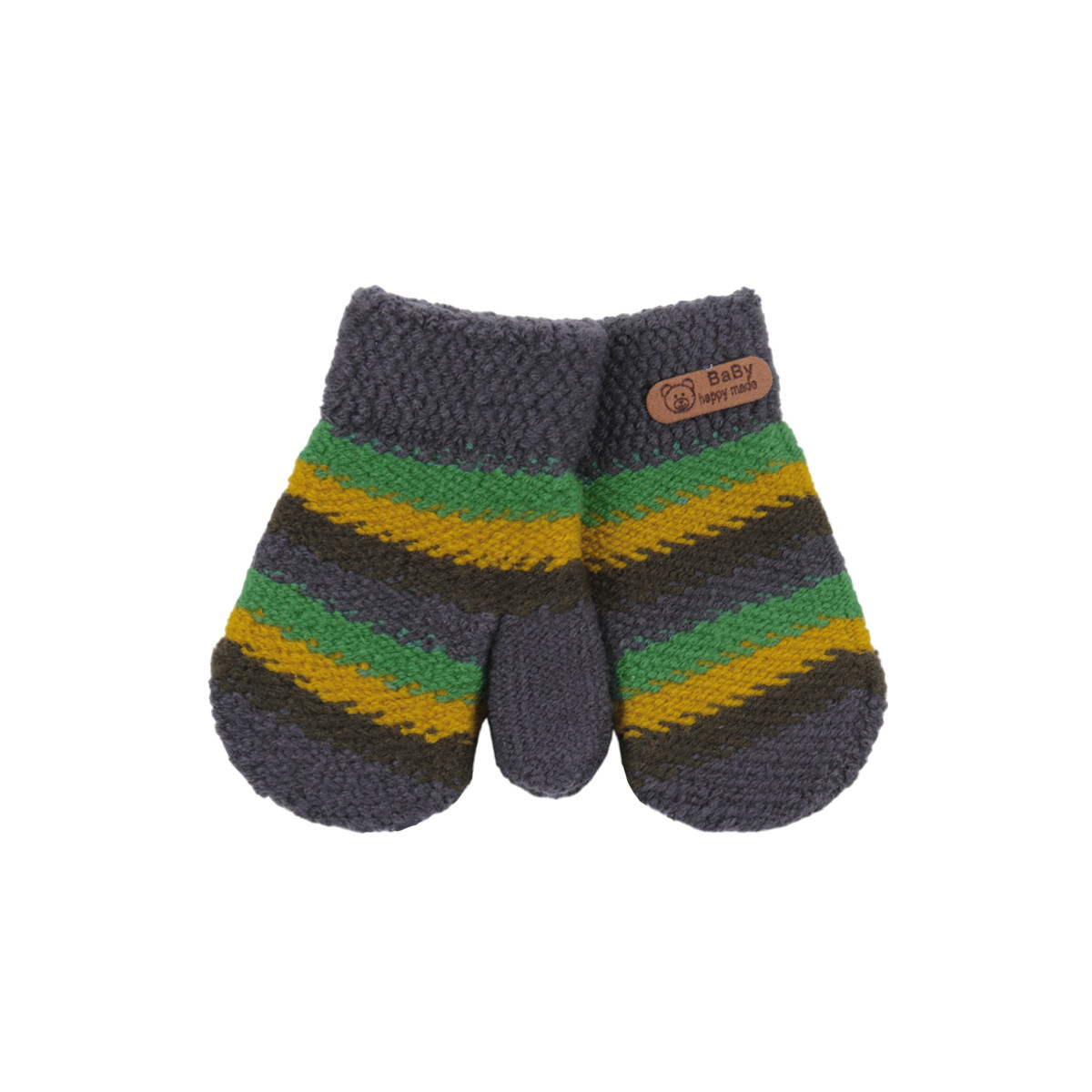 Детски ръкавици "Happy" в сиво