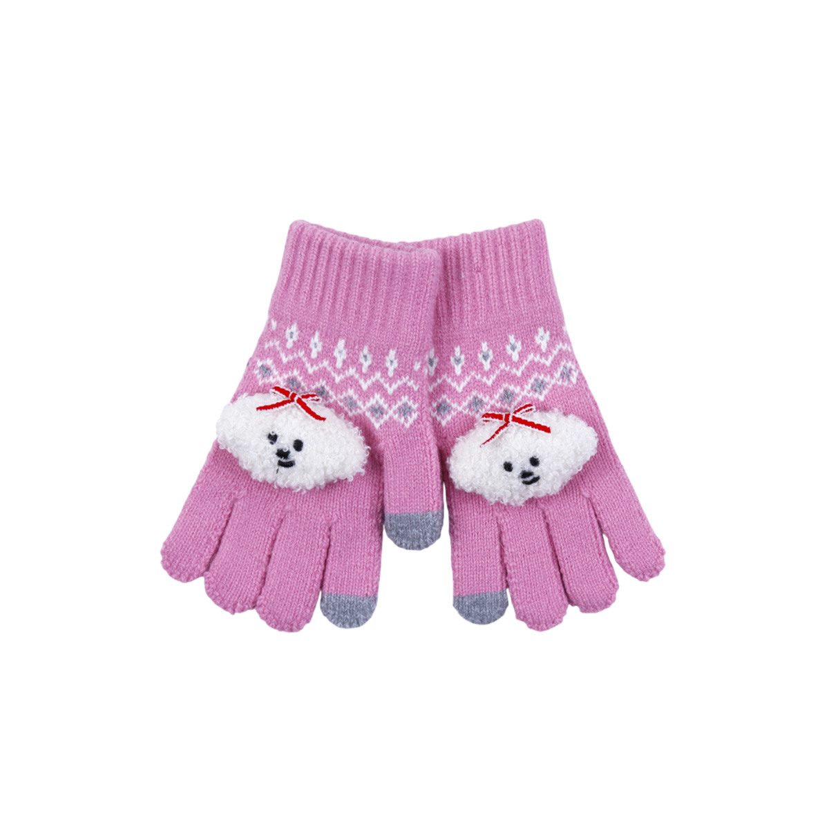 Детски ръкавици "Puppy" в розово
