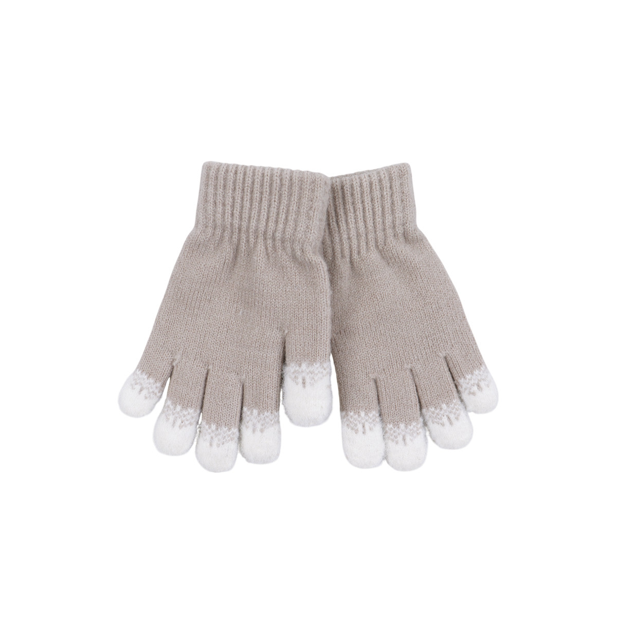 Детски ръкавици "Snow fingers" в бежово