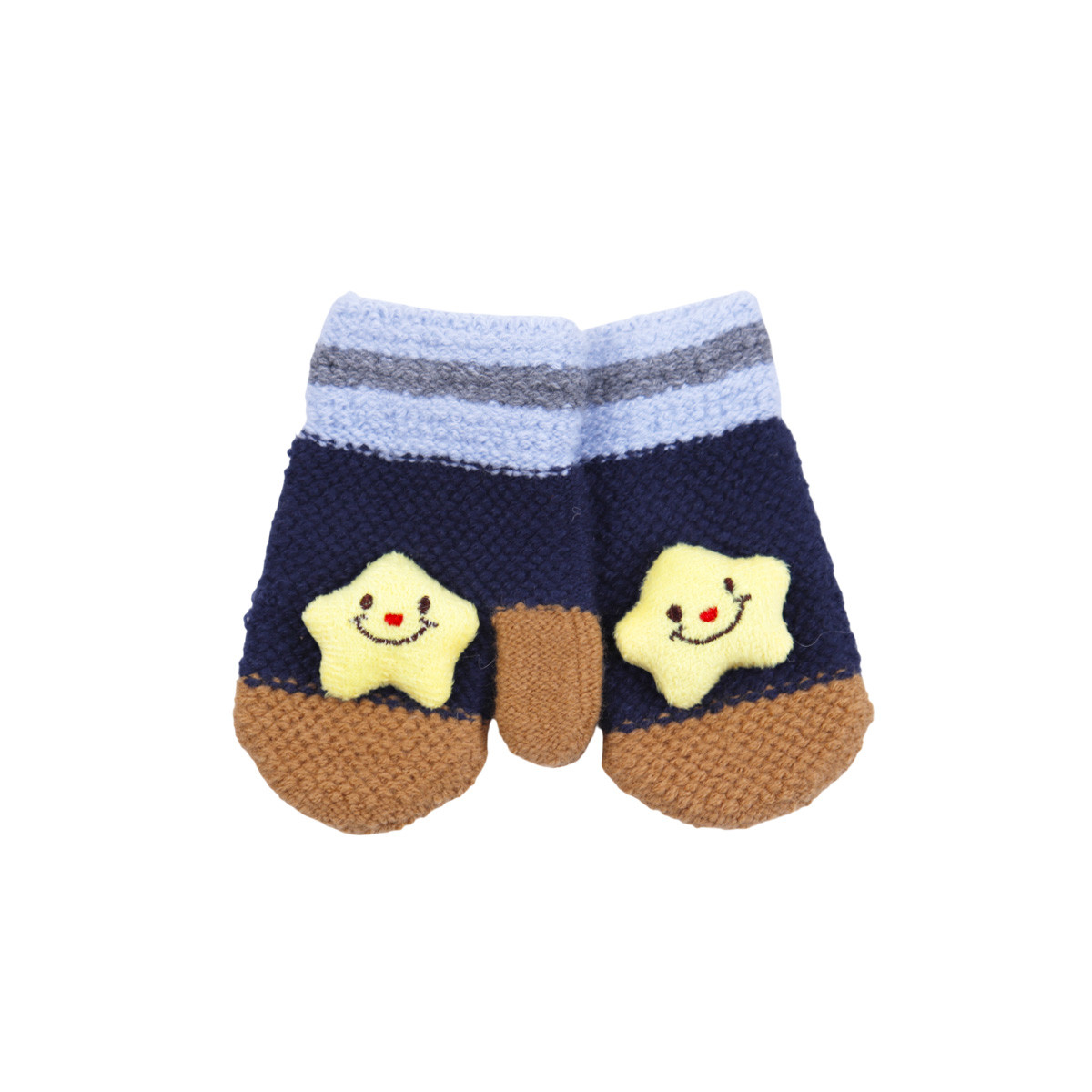 Детски ръкавици "Star" в тъмносиньо