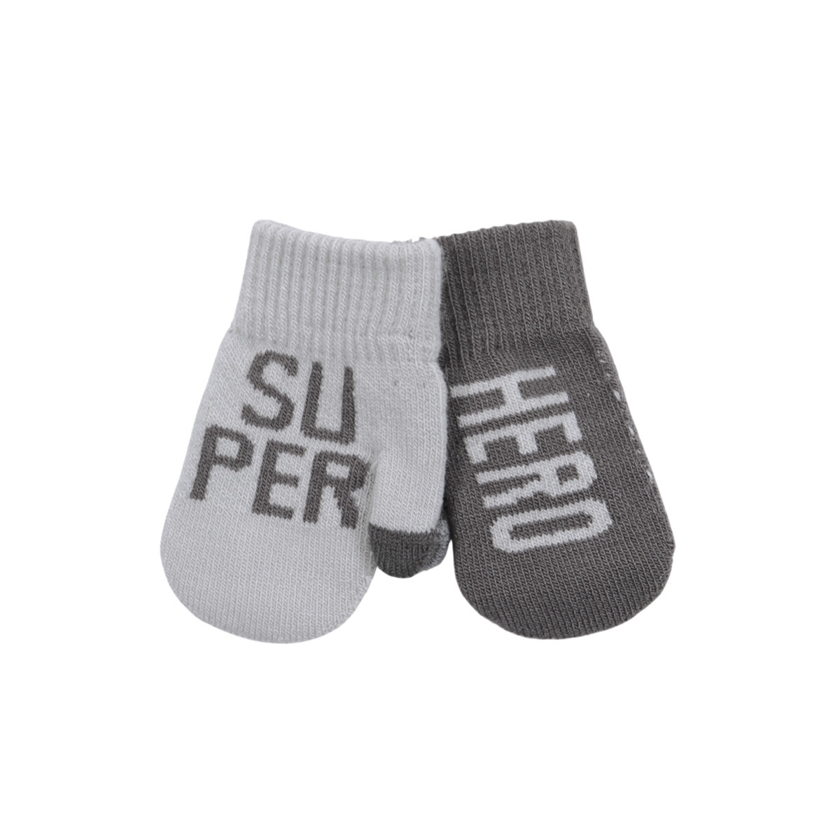Детски ръкавици "Super hero" в сиво