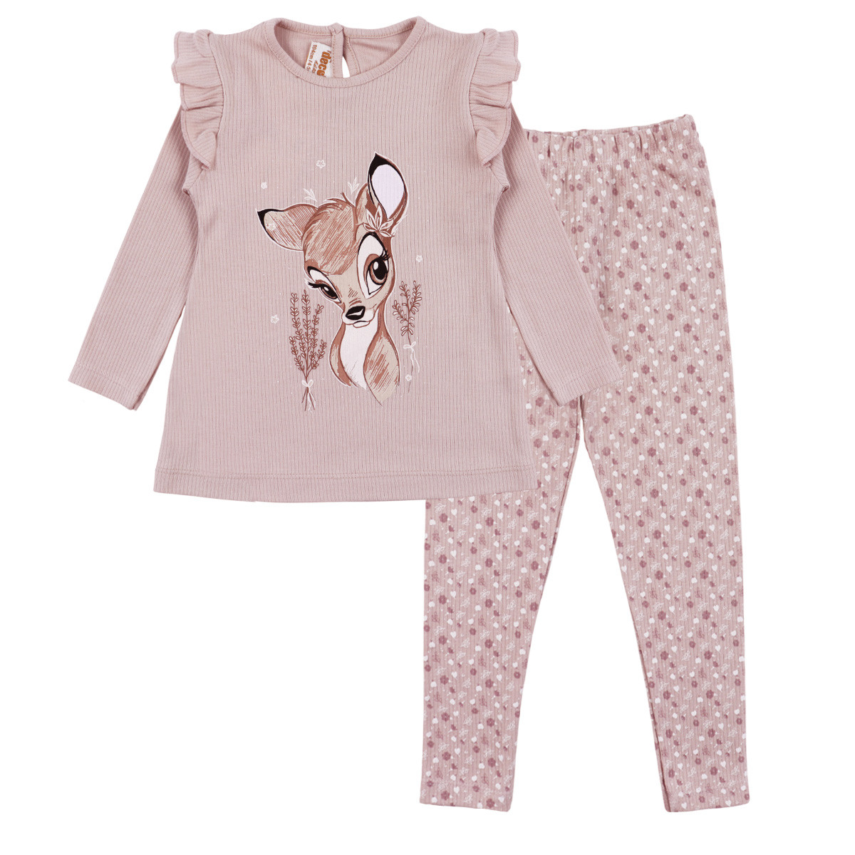 Детски рипсов комплект със сърничка