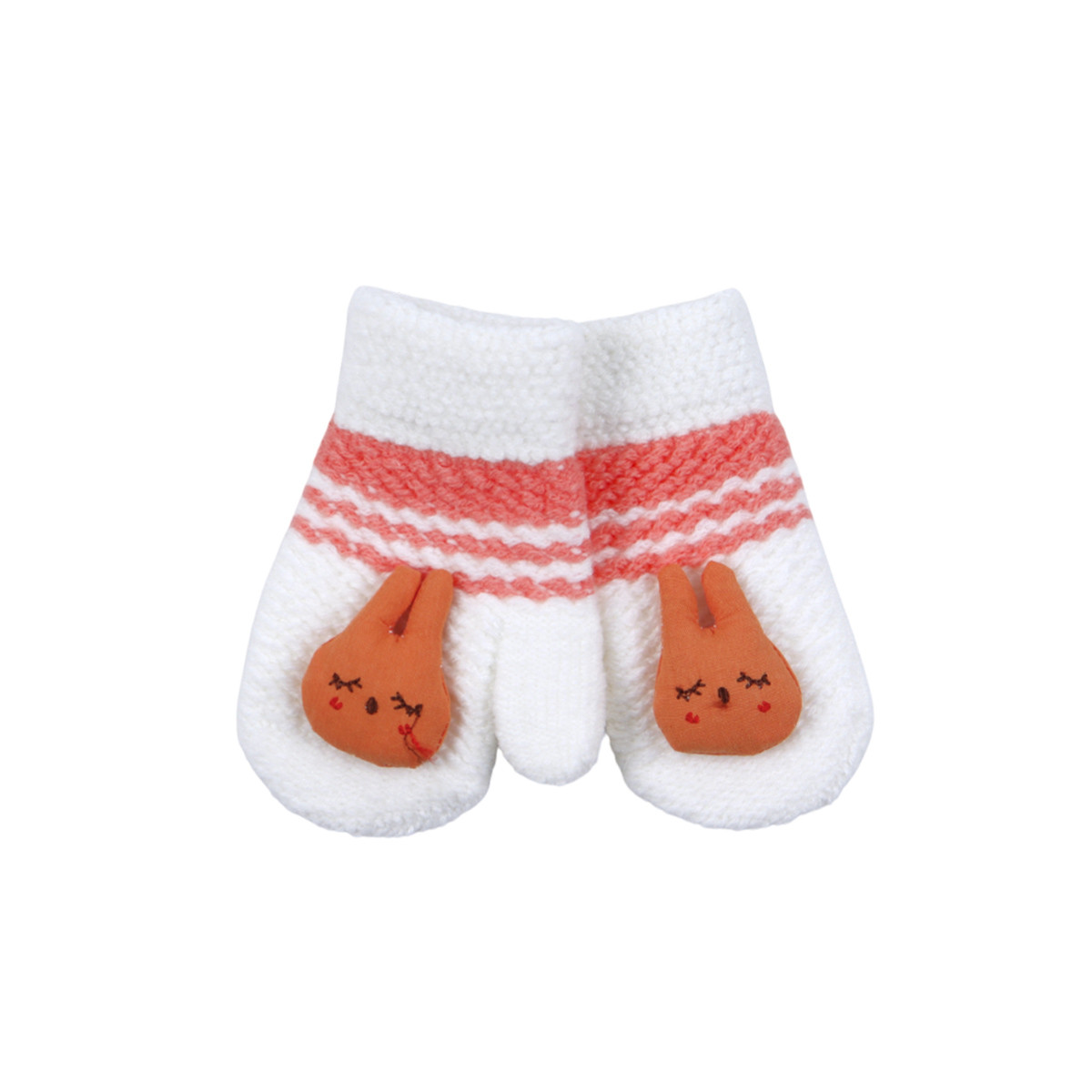 Детски ръкавици ''Bunny'' в екрю
