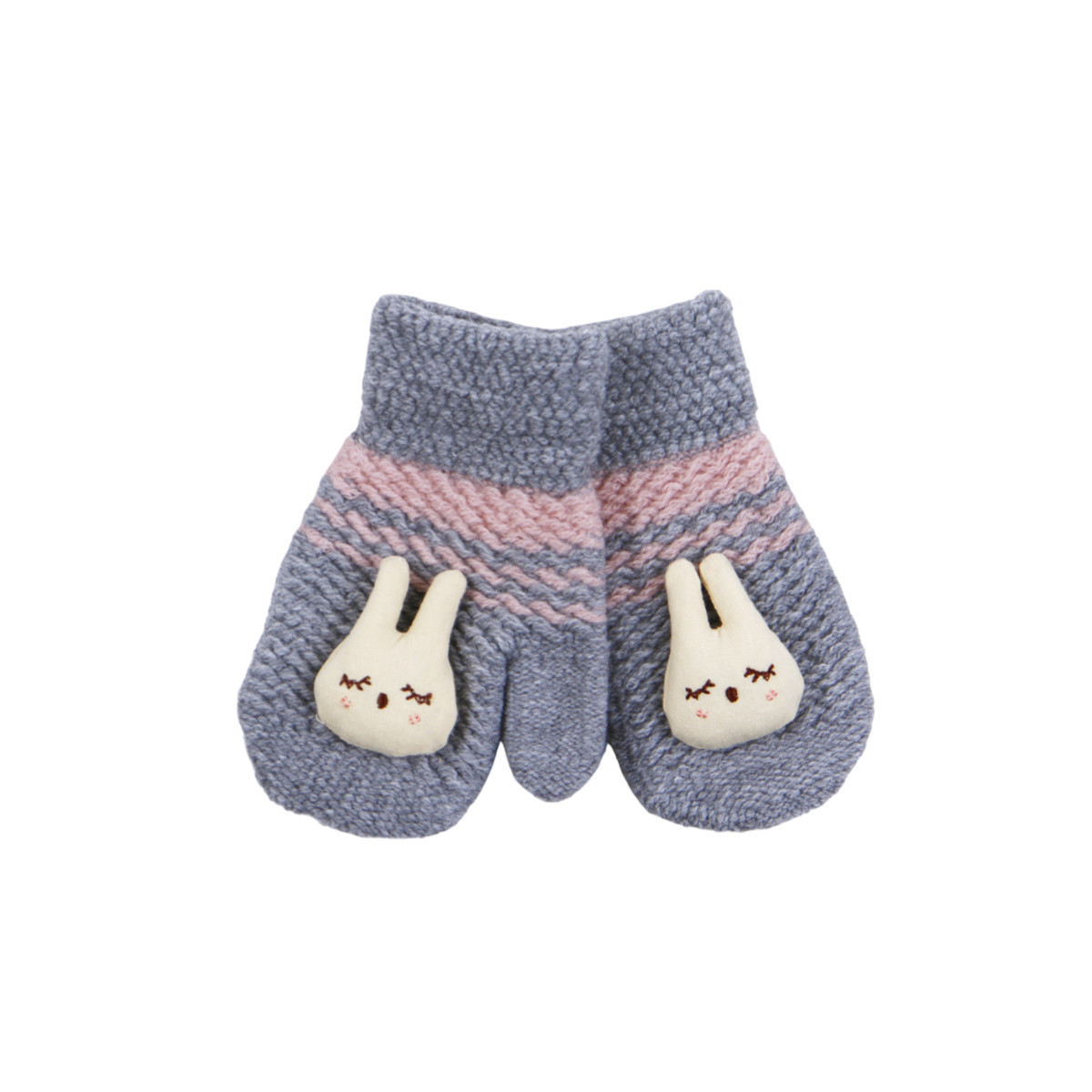 Детски ръкавици ''Bunny'' в сиво