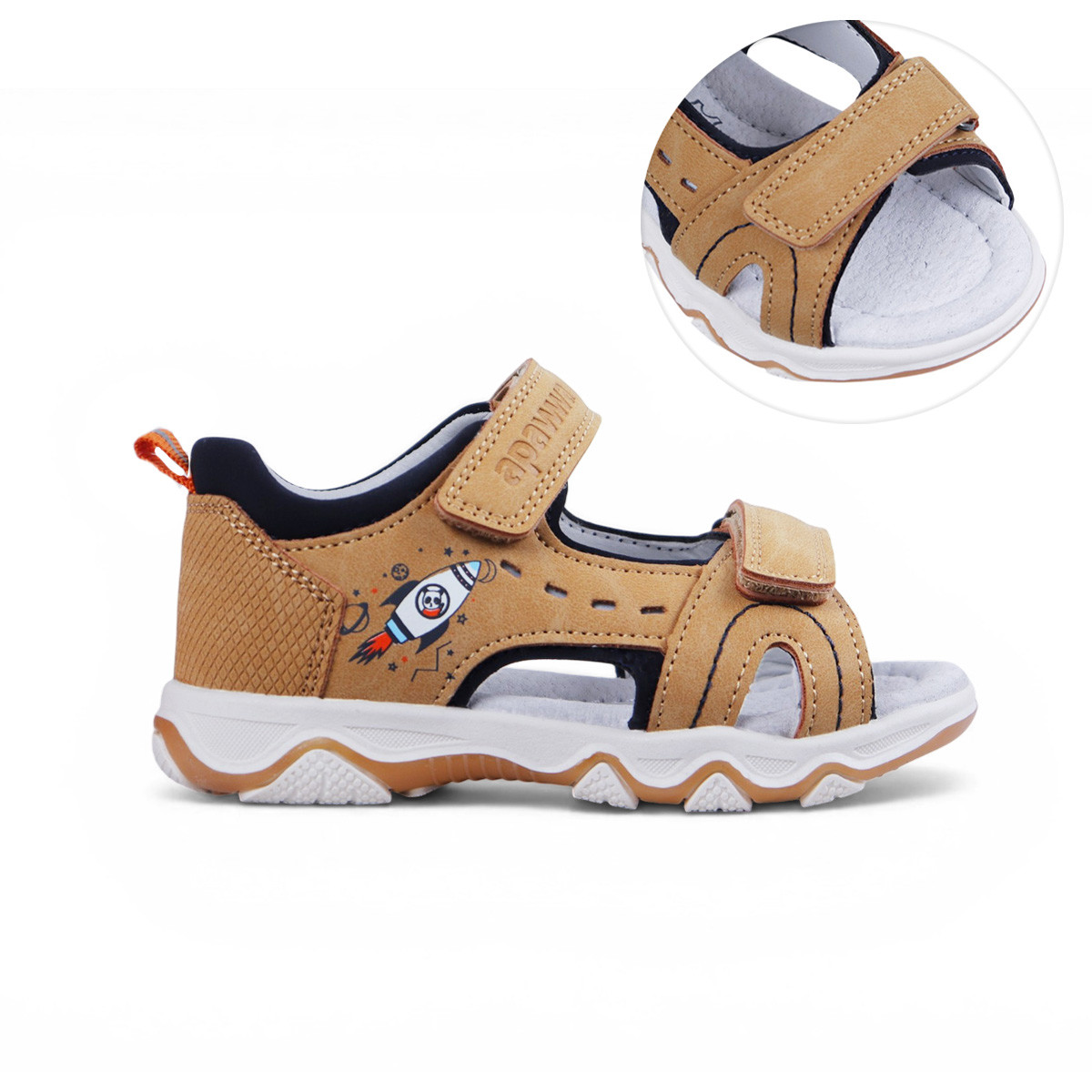 Детски анатомични сандали ''Cosmos'' в охра
