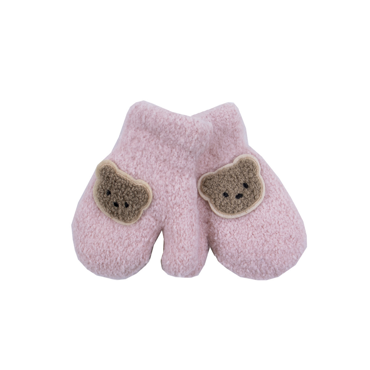 Детски термо ръкавици "Bear" в розово