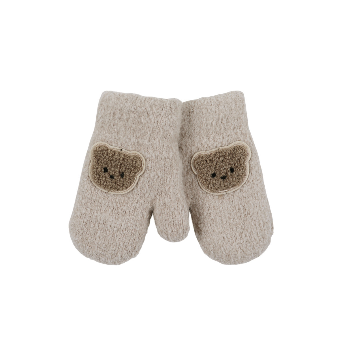 Детски термо ръкавици "Bear" в бежово