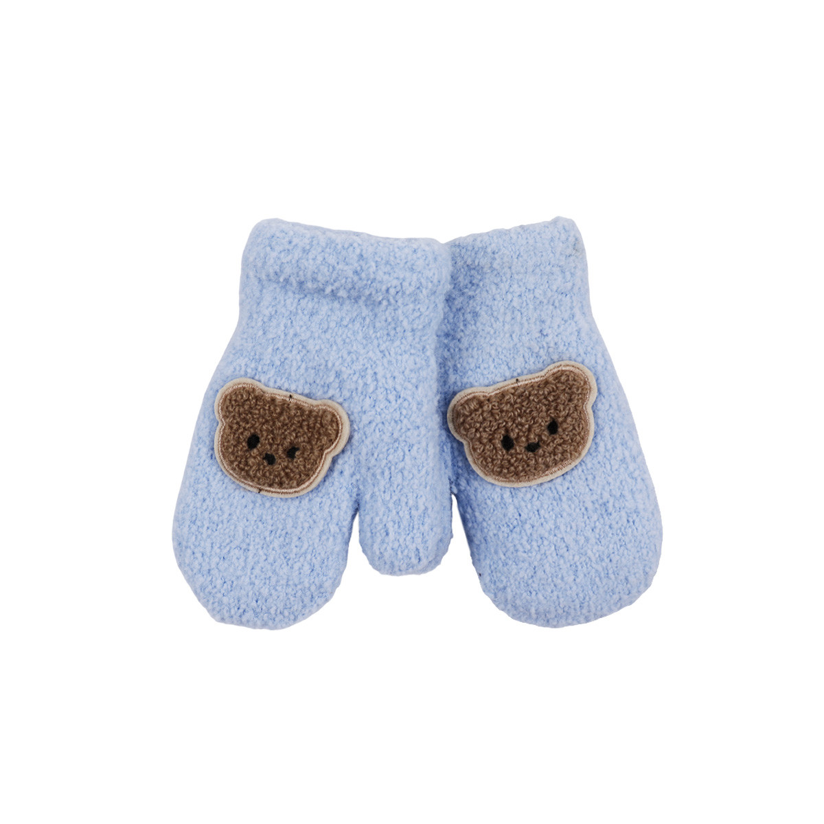 Детски термо ръкавици "Bear" в синьо