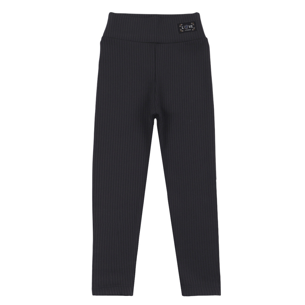 Детски ватиран клин "Love" в черно