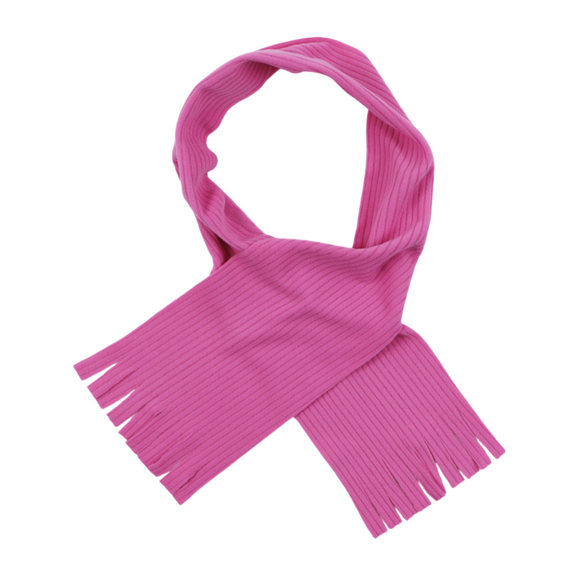 Детски шал от полар в розов 120 х 15 см