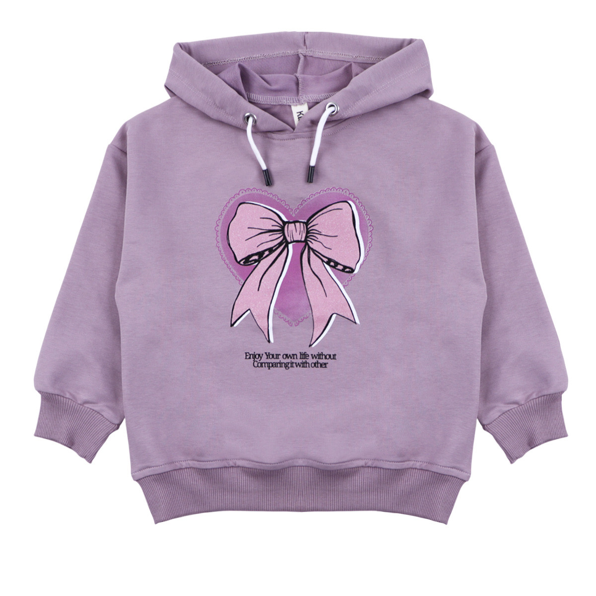 Детско плътно худи "Enjoy"