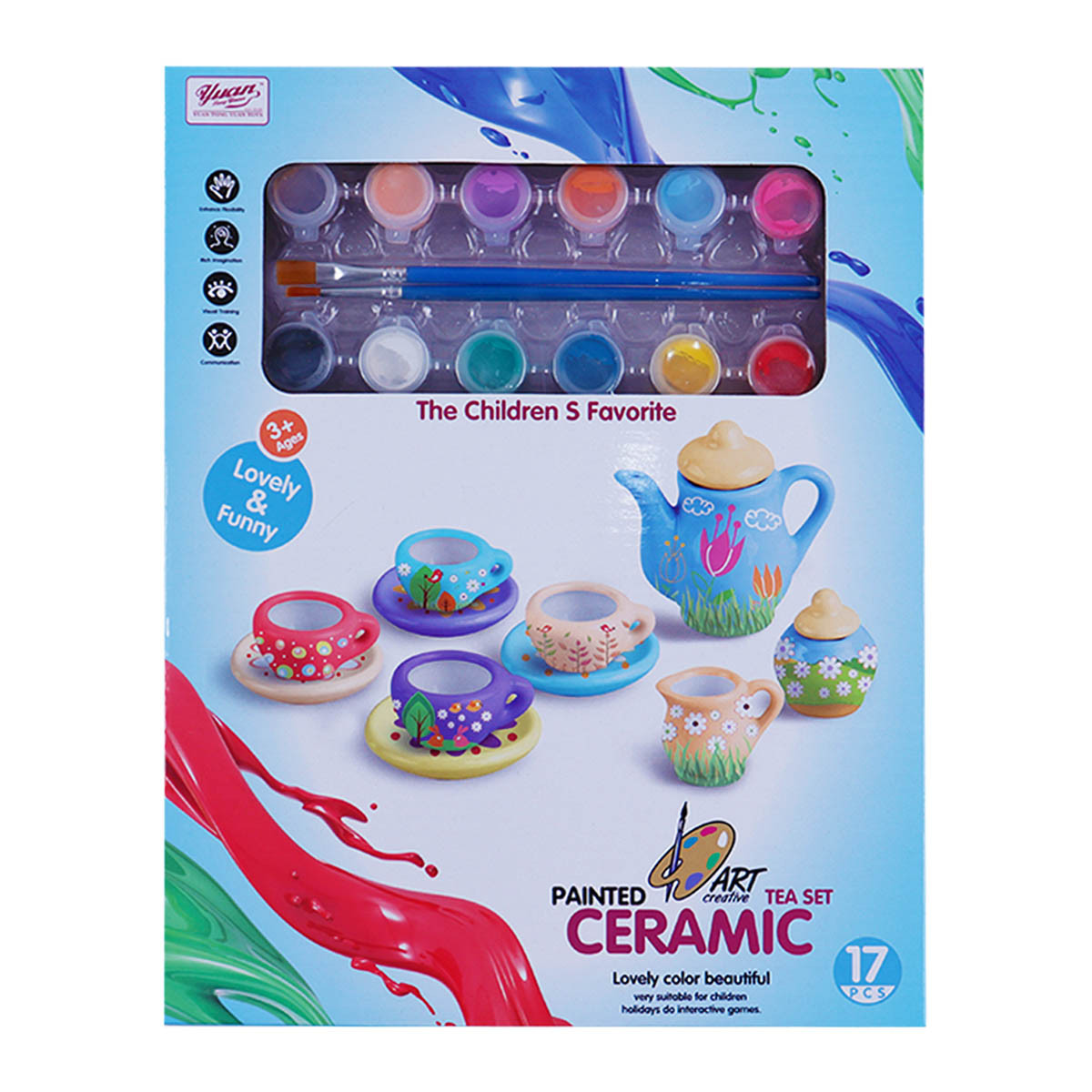 Керамичен сервиз за оцветяване 29 x 23 см