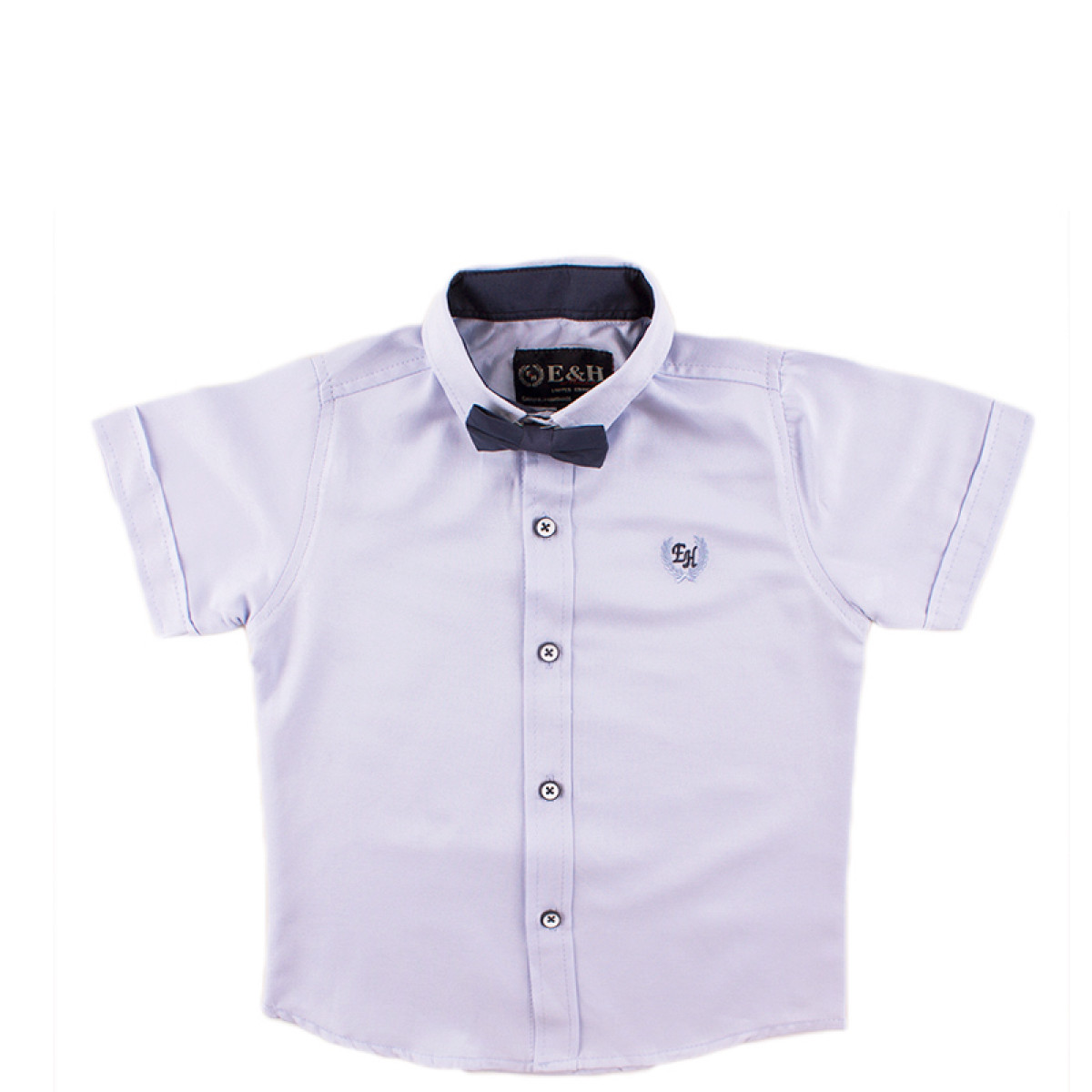 Детска риза в светлосиньо с папионка (3 - 7 год.)