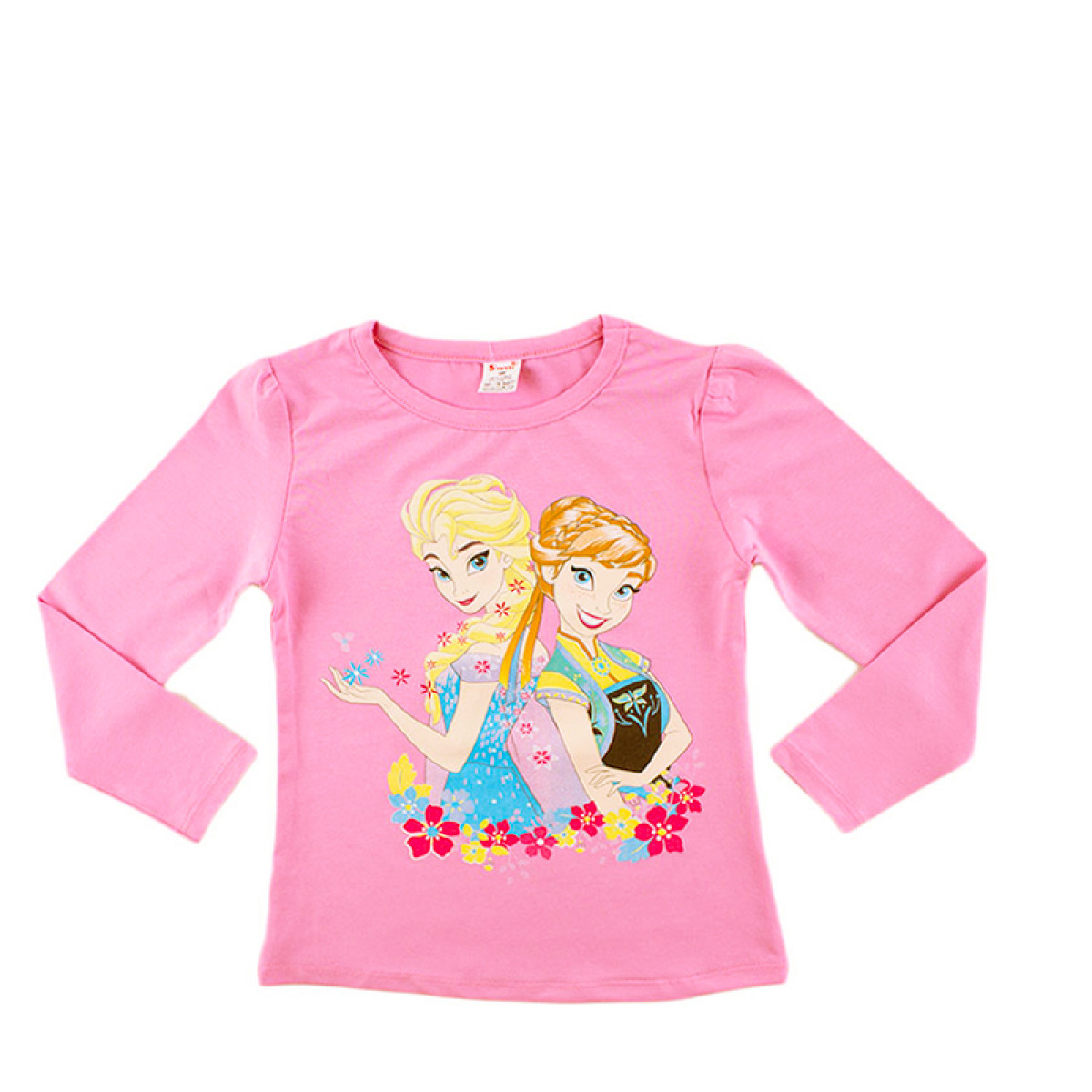 Детска блуза за момичета в розово (18 до 24 мес.)