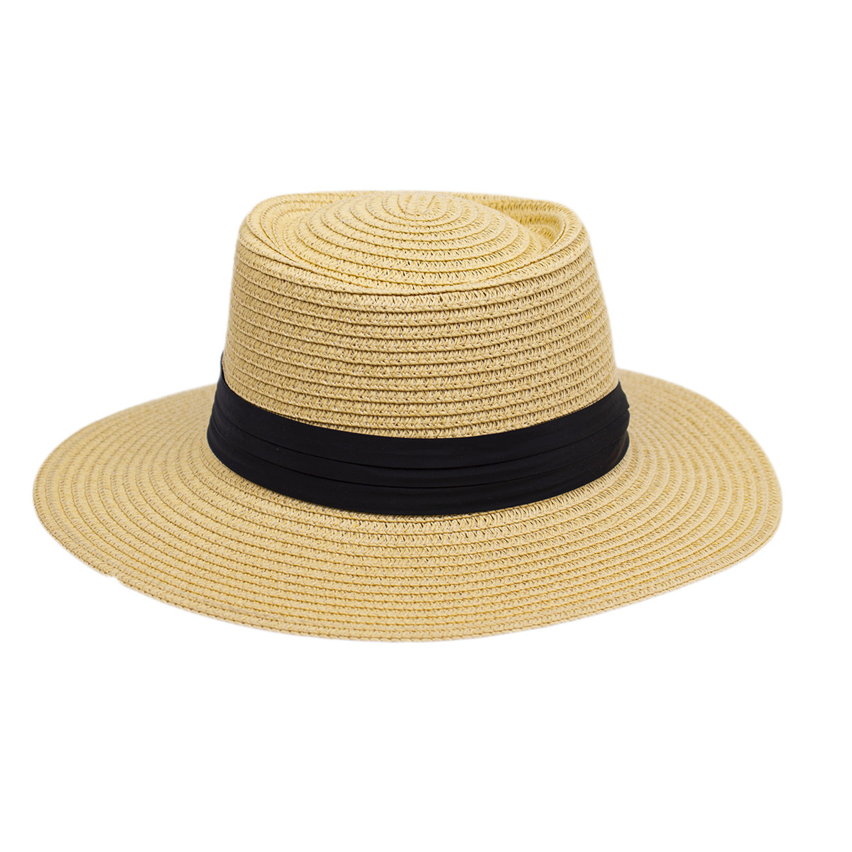 Детска лятна капела за момичета в бежово