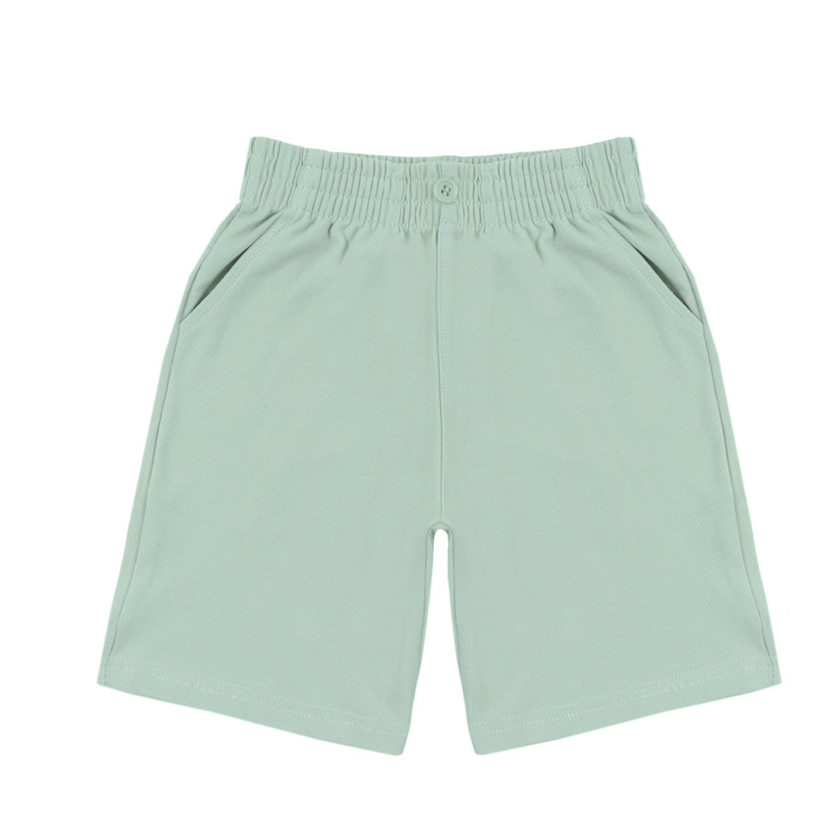 Къси детски панталони в бледозелено