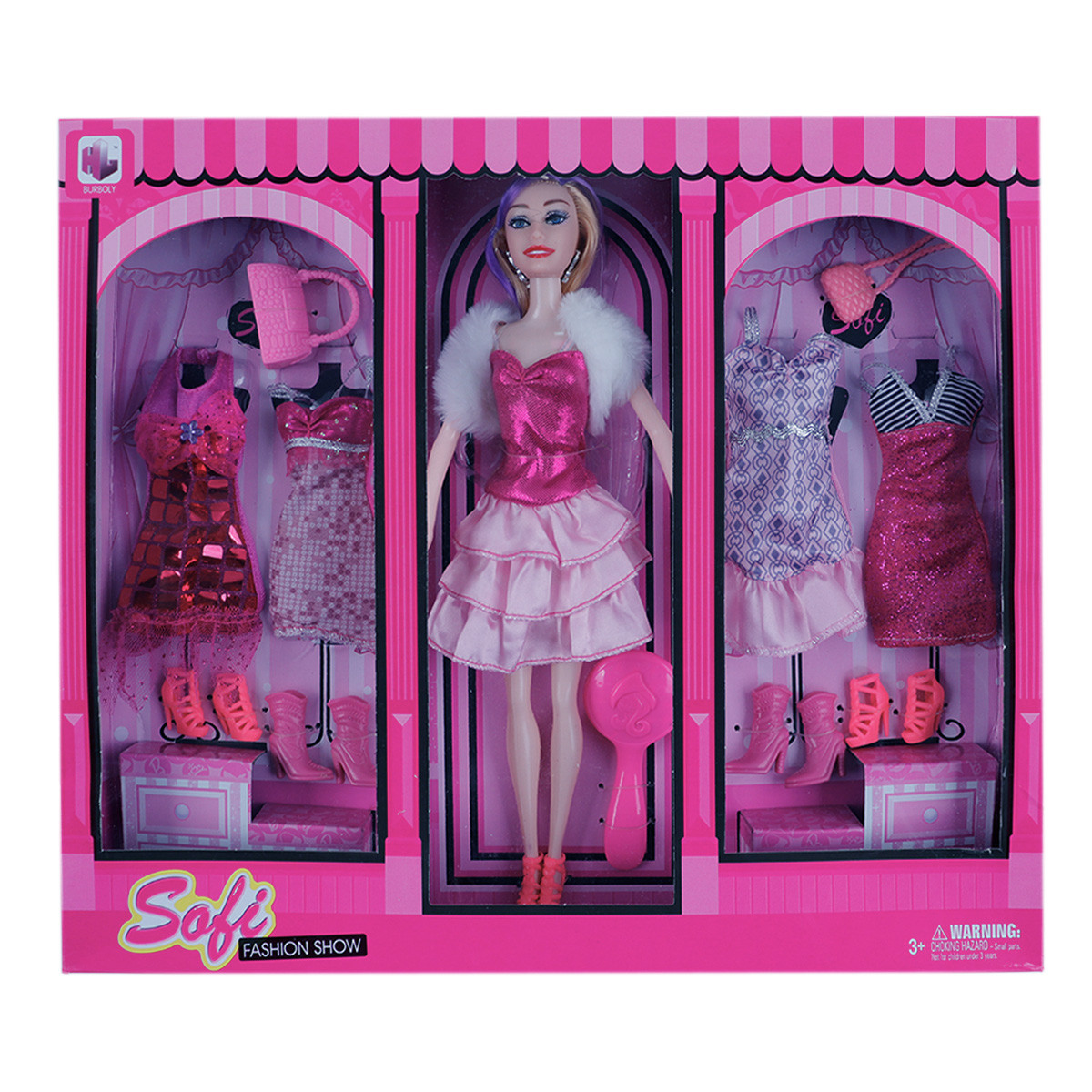 Кукла с аксесоари 38 х 33 см