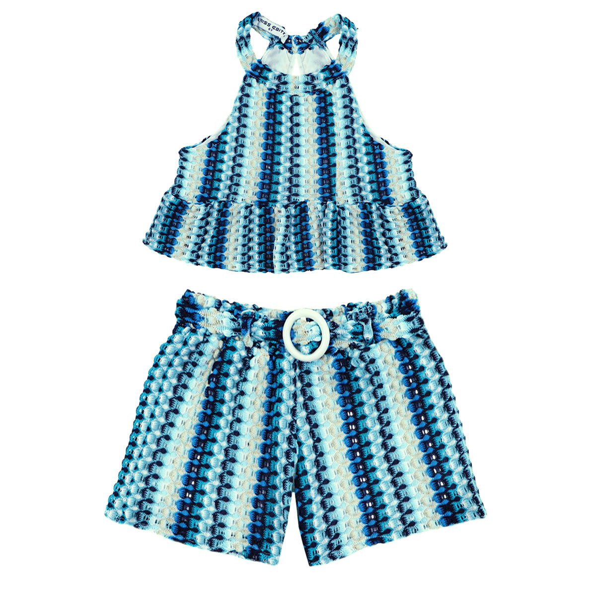 Детски летен комплект от плетиво