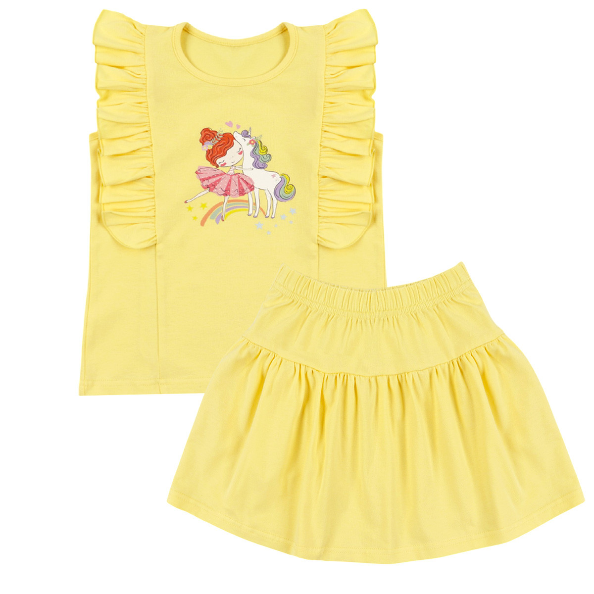 Детски летен комплект с пола ''Hug''