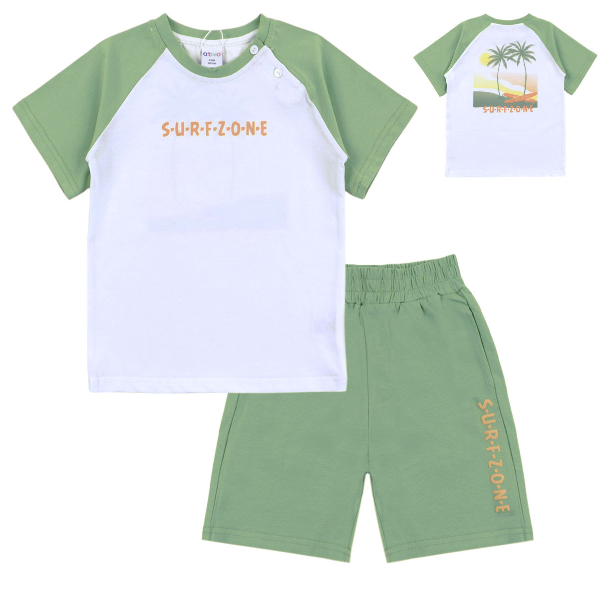 Летен комплект за момчета "Surf zone"