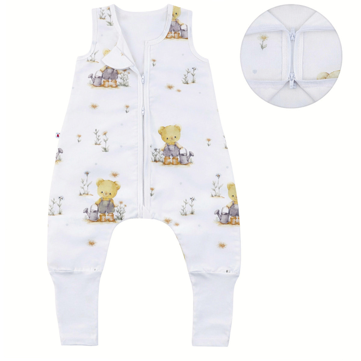 Летен спален чувал с двупосочен цип и крачета ''Gardener''