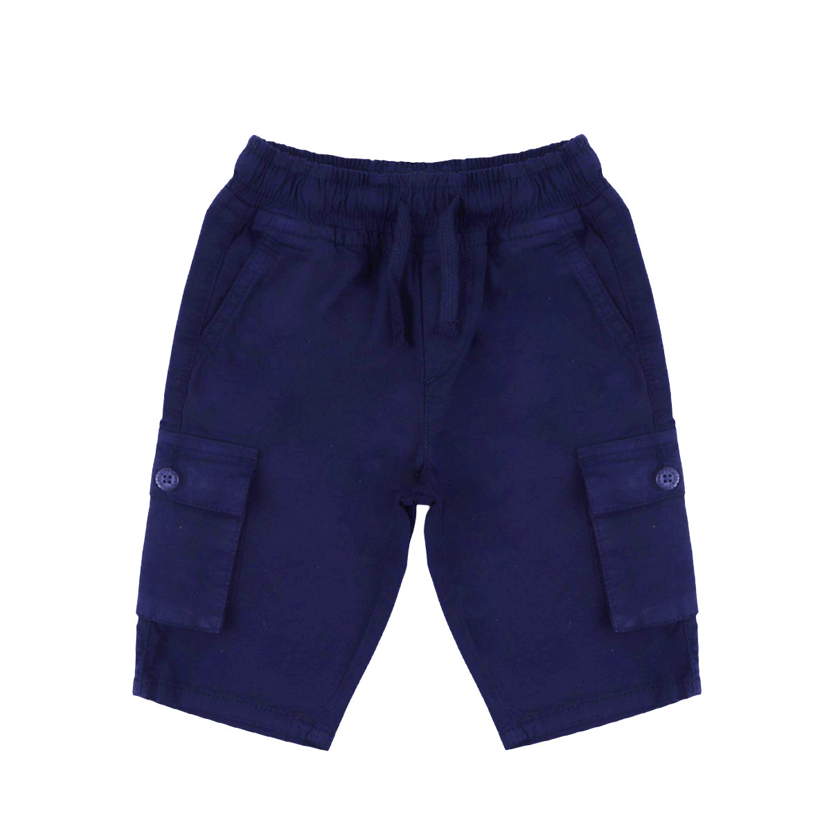 Къси карго панталони в тъмносиньо