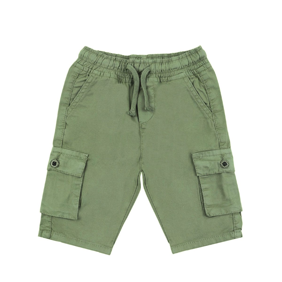 Къси карго панталони в зелено