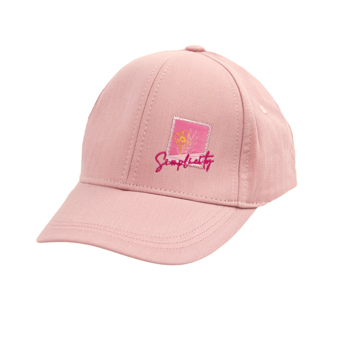 Лятна шапка ''Simplicity'' в пудра