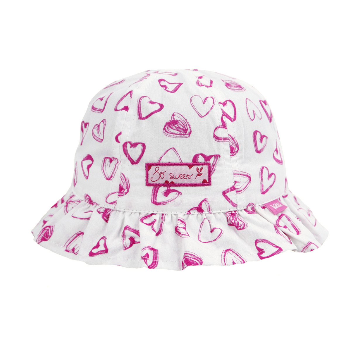 Детска лятна шапка ''So sweet'' в бяло