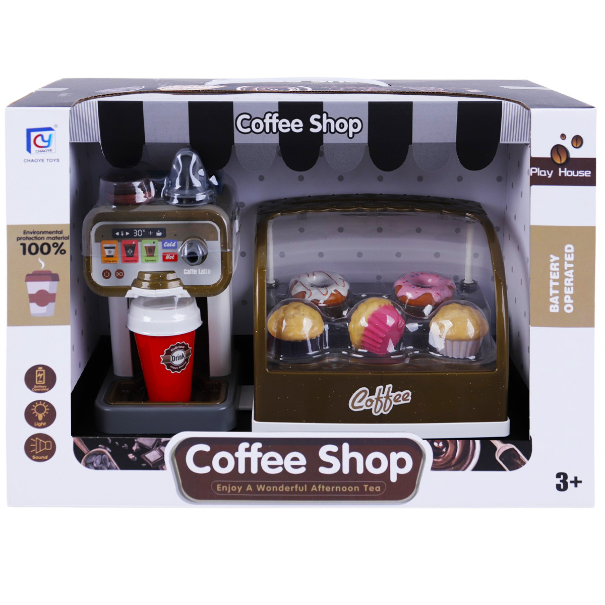 Магазин за кафе със сладкарска витрина 36 x 27 см