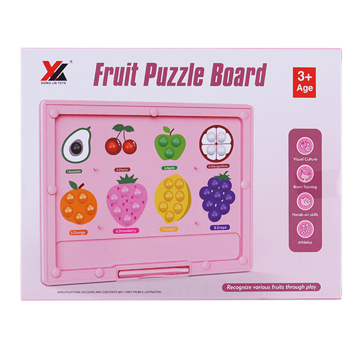 Магнитна дъска - пъзел "Fruit" 28 х 21 см