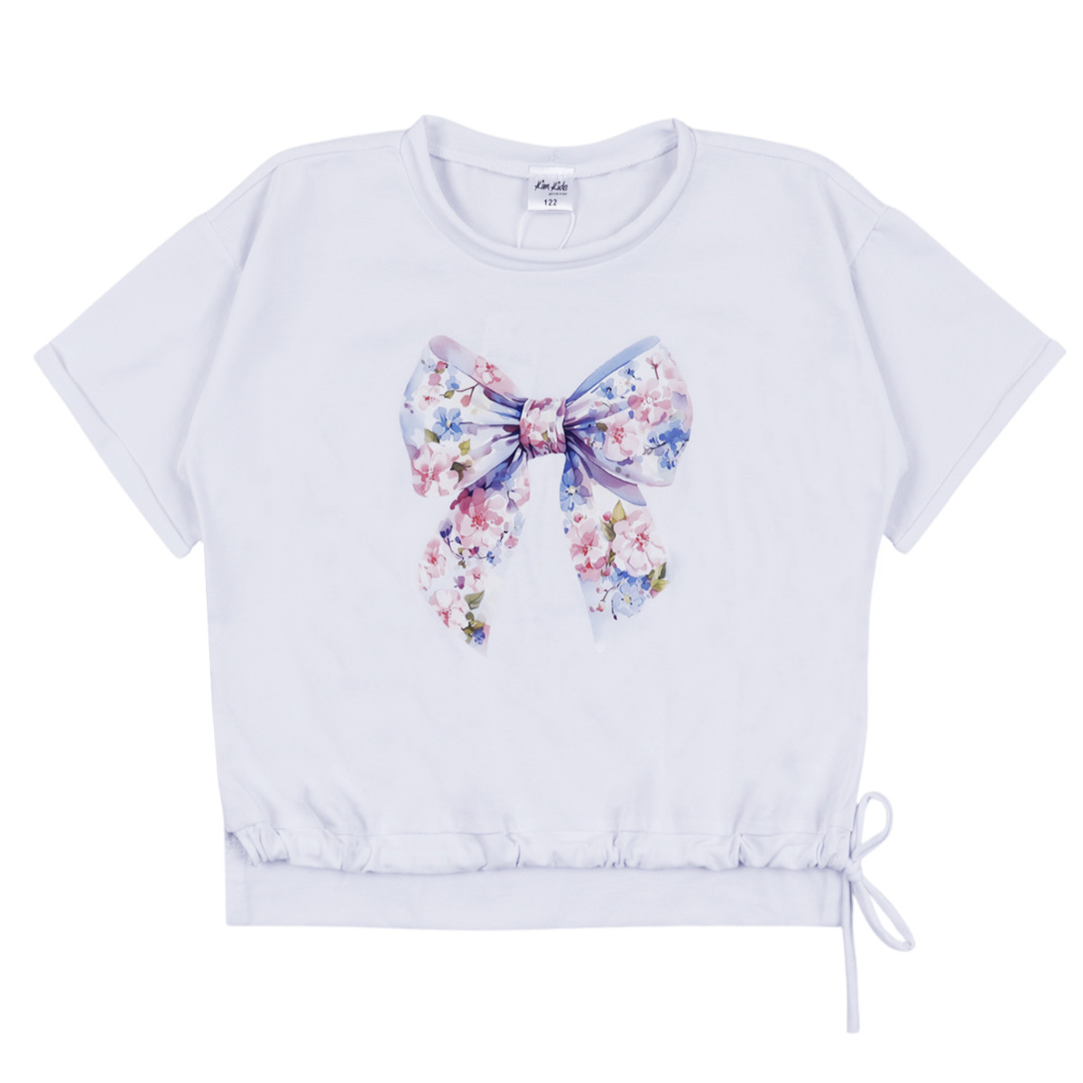 Модерна тениска с връзки "Ribbon"
