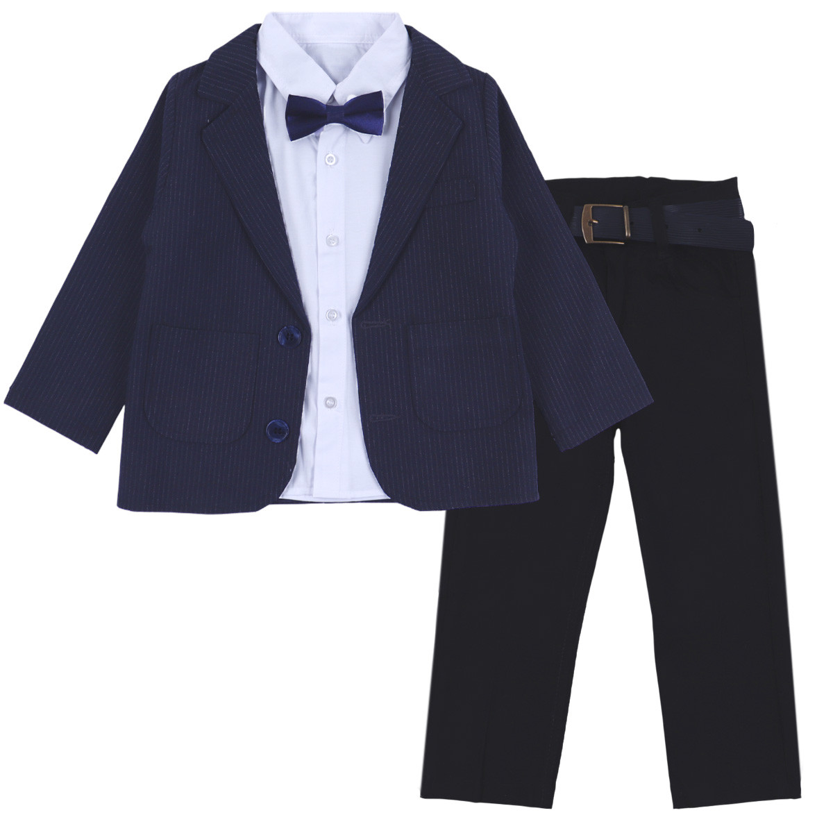 Официален комплект от 4 части "Gentleman" в тъмносиньо и черно