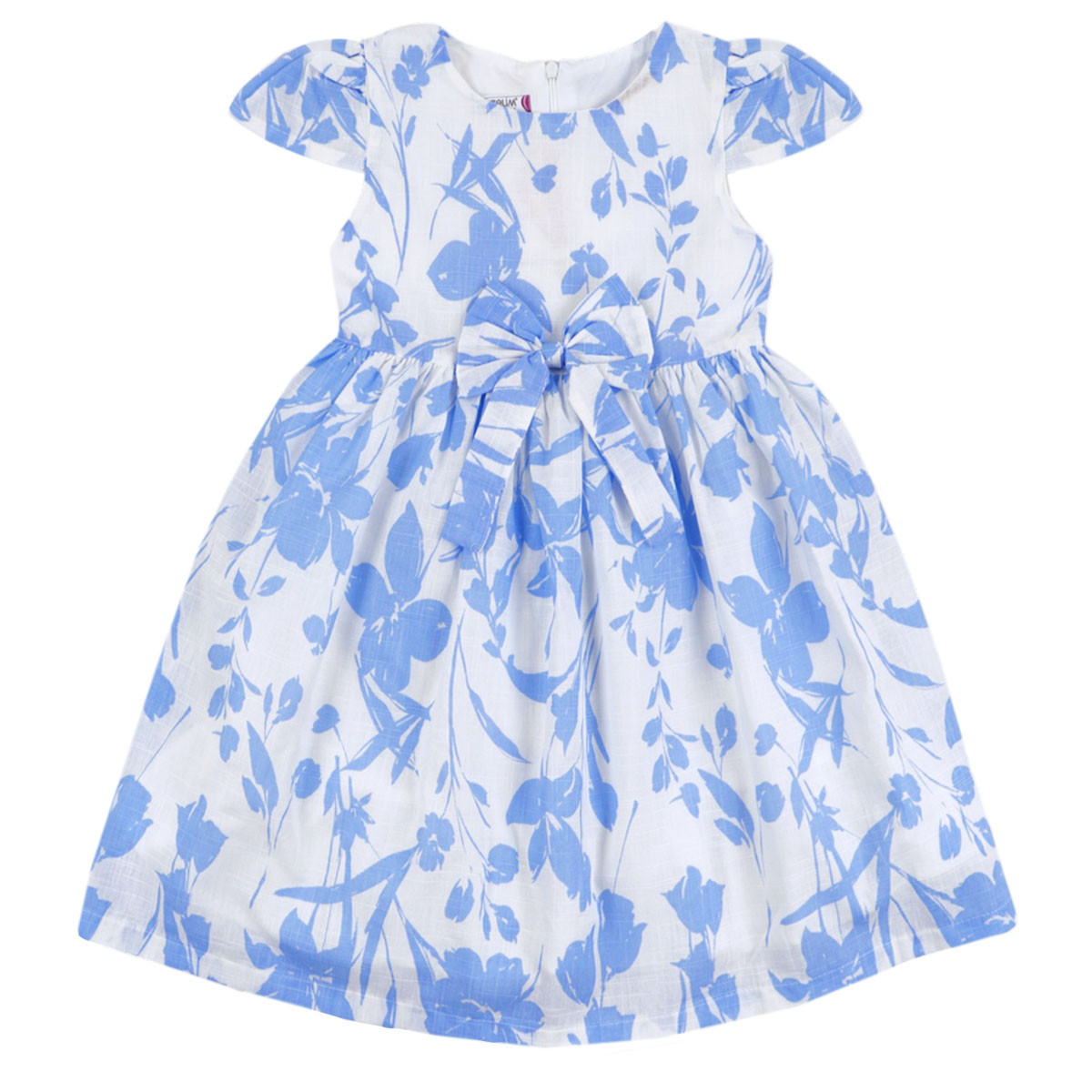 Официлна детска рокля "Blue flowers"