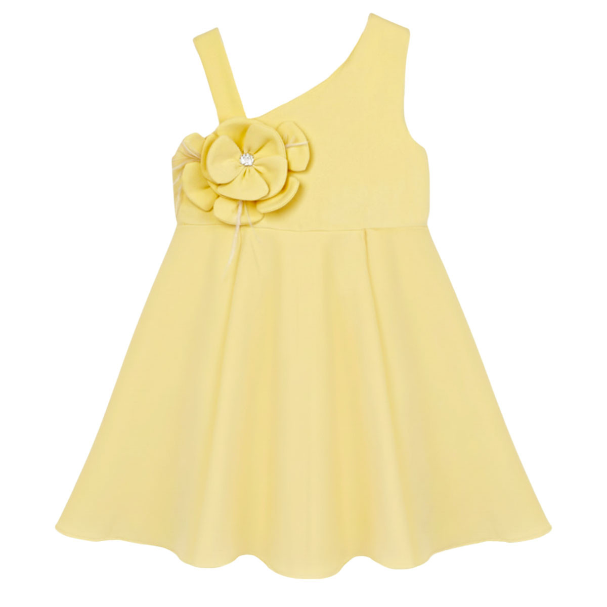 Официална детска рокля "Yellow flower"