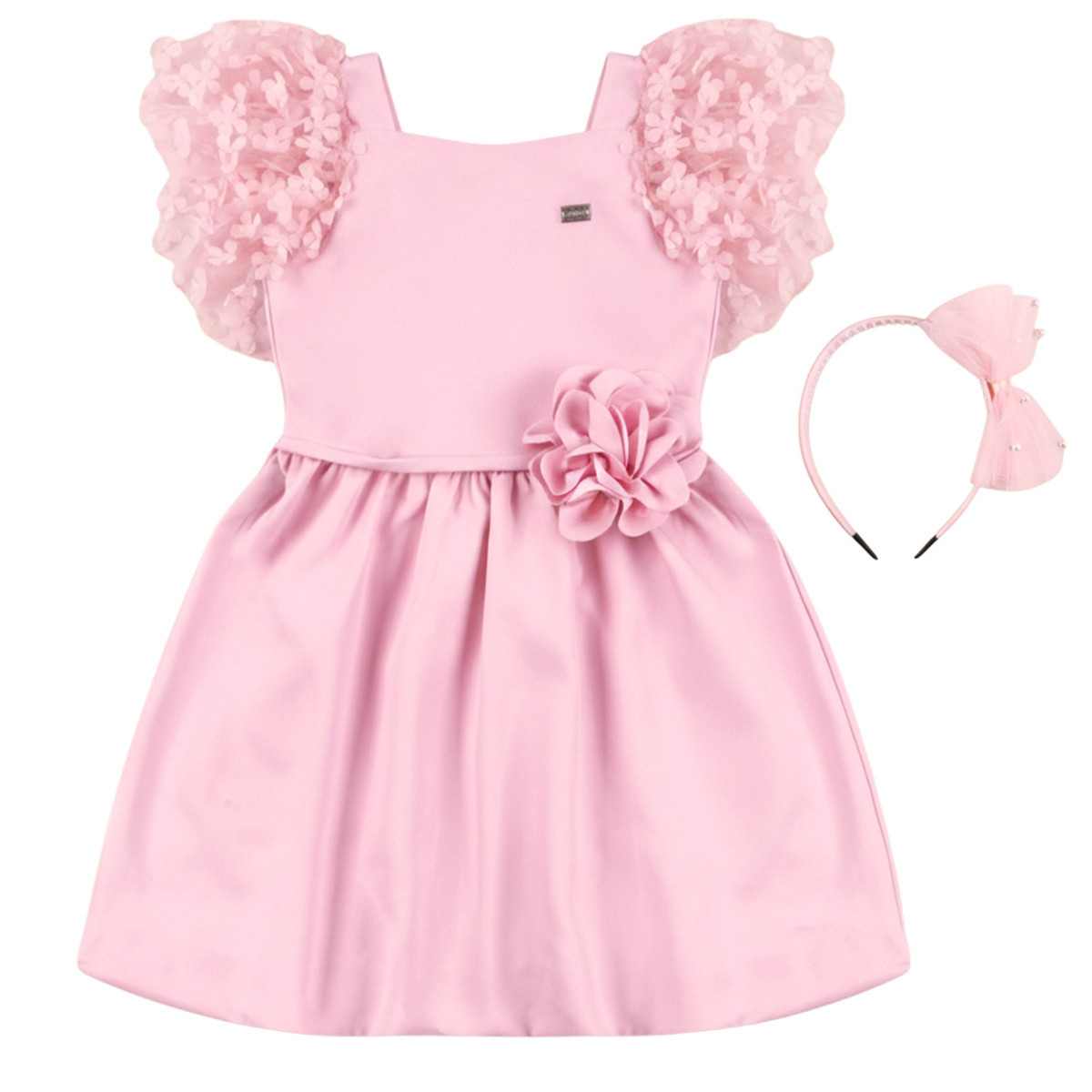 Официална детска рокля с диадема ''Тара''