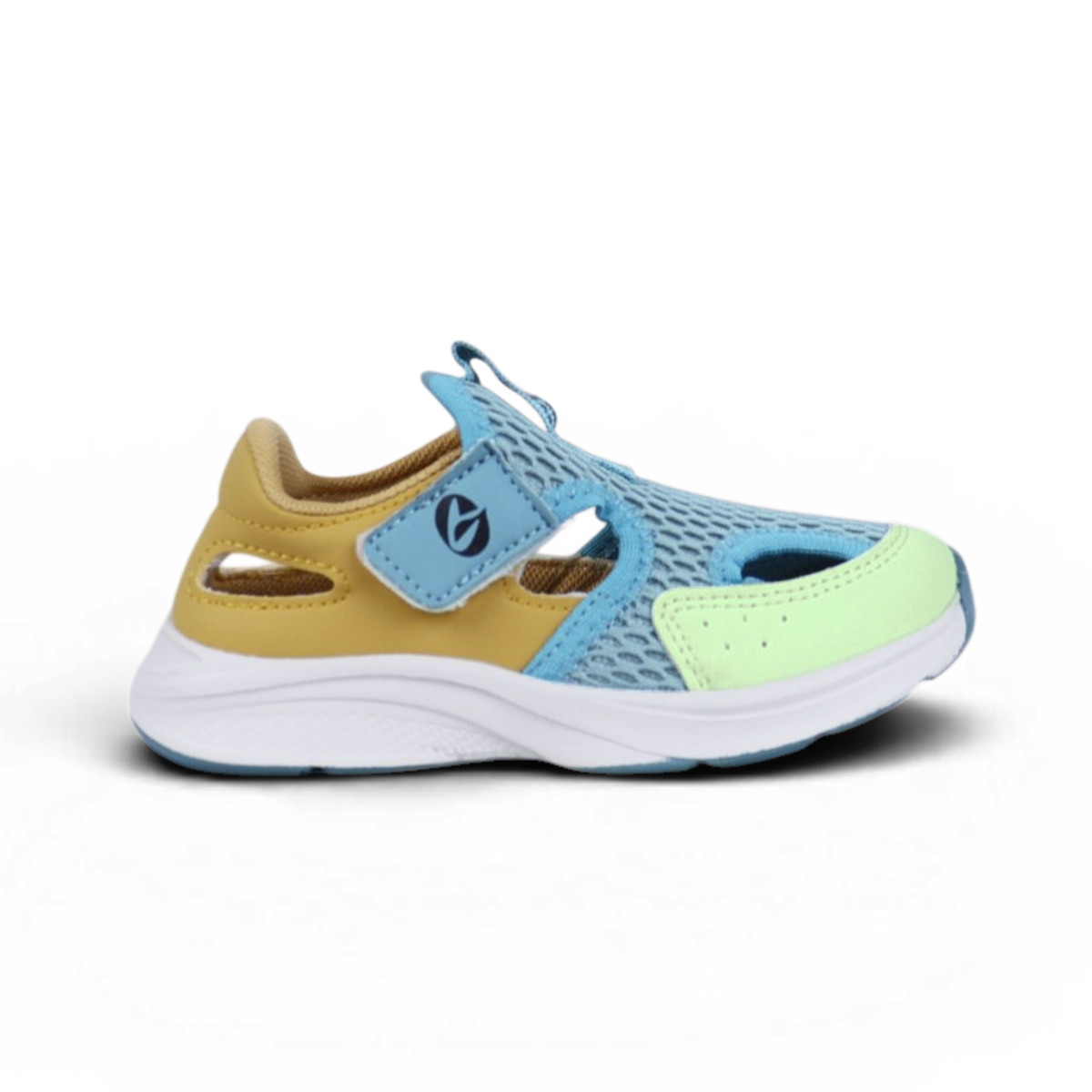 Леки отворени маратонки в аквамарин