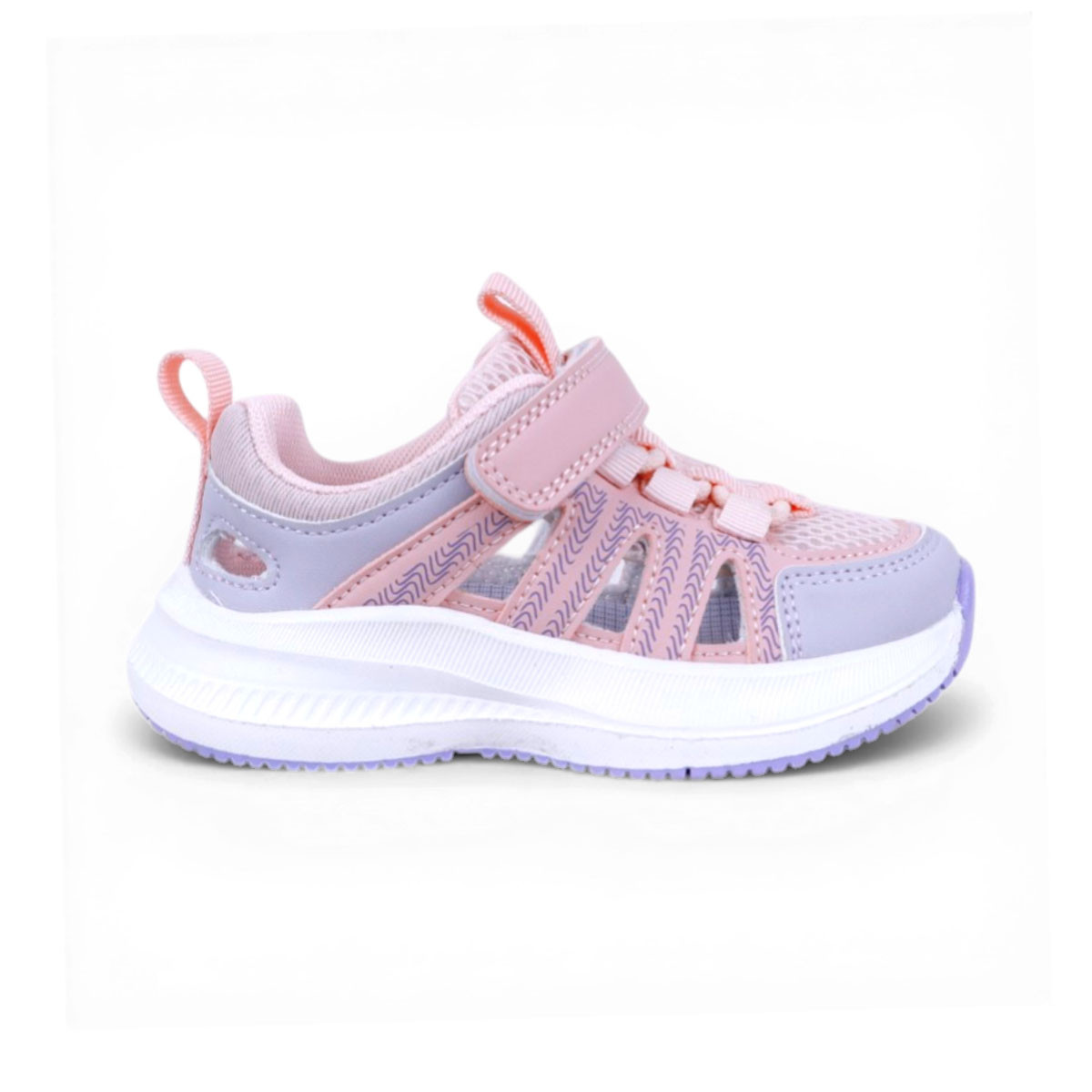 Отворени анатомични маратонки в розово