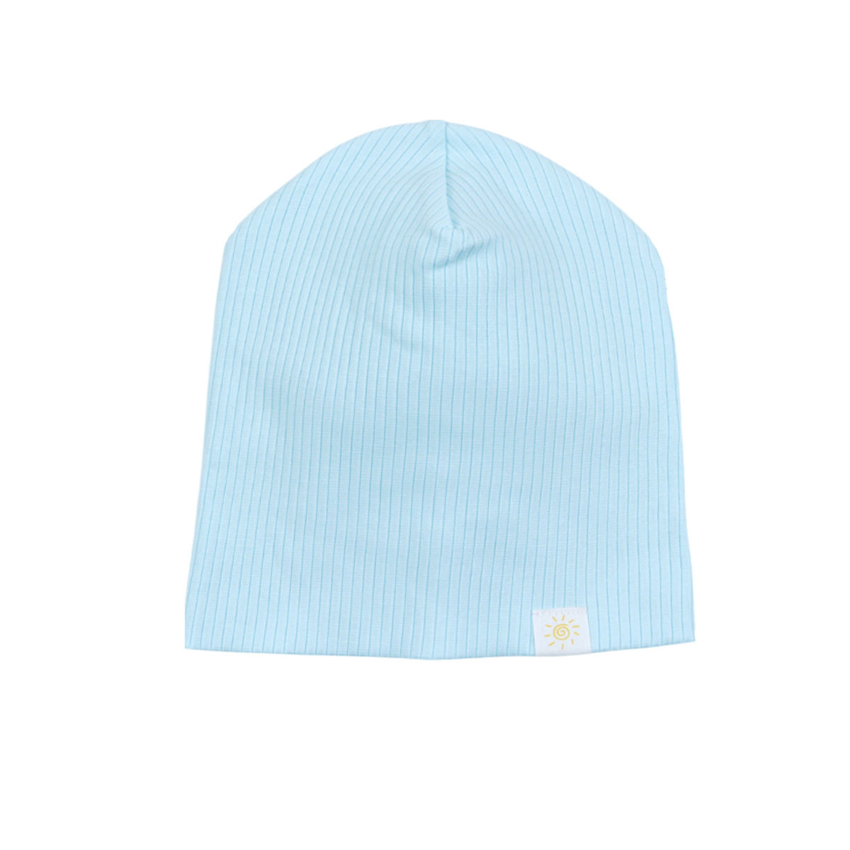 Памучна детска шапка в синьо